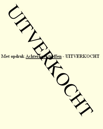 UITVERKOCHT